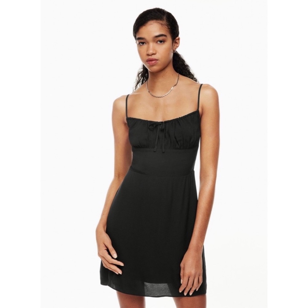 Aritzia Sundeh Delilah Mini Dress Black